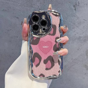 Coque de <span class=keywords><strong>t</strong></span>éléphone électroplaquée rose à imprimé léopard pour iPhone 15 Pro <span class=keywords><strong>Max</strong></span> 16, accessoires de <span class=keywords><strong>t</strong></span>éléphone personnalisés pour coque iPhone 17 Pro <span class=keywords><strong>Max</strong></span> - Product Image 3