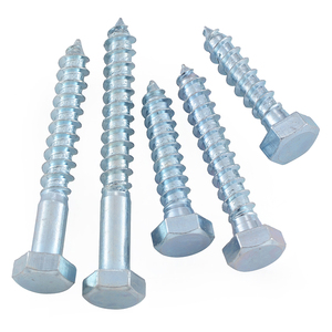 Pernos de madera hexagonal de cabeza pintada de acero inoxidable, tornillo autorroscante de madera con cabeza hexagonal de cubierta compuesta - Product Image 3