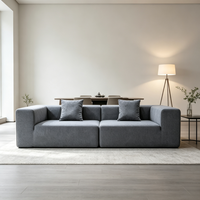 Canapé modulaire multifonctionnel moderne convertible et inclinable, gain de place, pliable par compression sous vide, pour salon, hôtel, villa