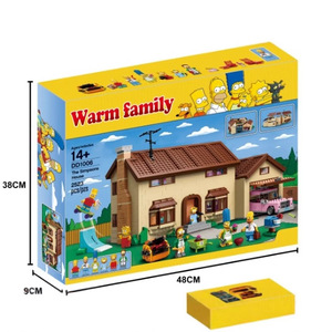 2025 New arrivals <span class=keywords><strong>big</strong></span> house t1006 giáo dục 1:8 nhựa mô hình khối xây dựng cho trẻ em ABS DIY lắp ráp đồ chơi lớn cho - Product Image 1
