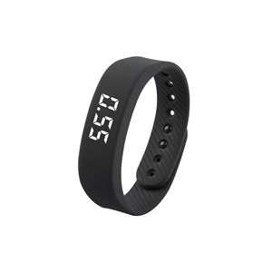 T5C smart écran rond Bracelet de sport affichage numérique montre à bande en plastique avec musique météo compteur de pas caractéristiques - Product Image 5