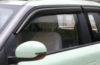 Accesorios Negros para Automóviles, Visores Laterales para Puertas, Protectores de Lluvia, Deflectores de Ventana para Changan Lumin