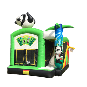 คอมโบปราสาทเป่าลมสำหรับการค้าใน2025กังฟูแพนด้าบ้านเด้งกระโดดเด้งมูนวอล์กได้รับการรับรองจาก8-10คน - Product Image 3