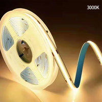 Tira de Luces LED COB de 5 Metros con Interruptor, Decoración de Interiores, Luces LED de 12v, Foco LED/Tira LED RGB/Tira de Luz LED