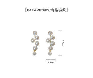 Boucles <span class=keywords><strong>d</strong></span>'oreilles en perles de <span class=keywords><strong>raisin</strong></span>, nouvelles boucles <span class=keywords><strong>d</strong></span>'oreilles pour femmes - Product Image 5