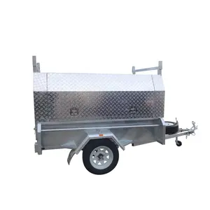 Tandem axle tradesman top utility trailer