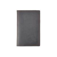 Porte-cartes Vintage de Style ancien pour hommes, portefeuille de voyage avec poche avant en cuir véritable Crazy Horse