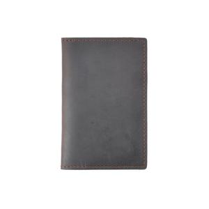 Tarjetero Vintage de cuero genuino Crazy Horse <span class=keywords><strong>para</strong></span> <span class=keywords><strong>hombre</strong></span>, billetera de viaje con bolsillo frontal - Product Image 6