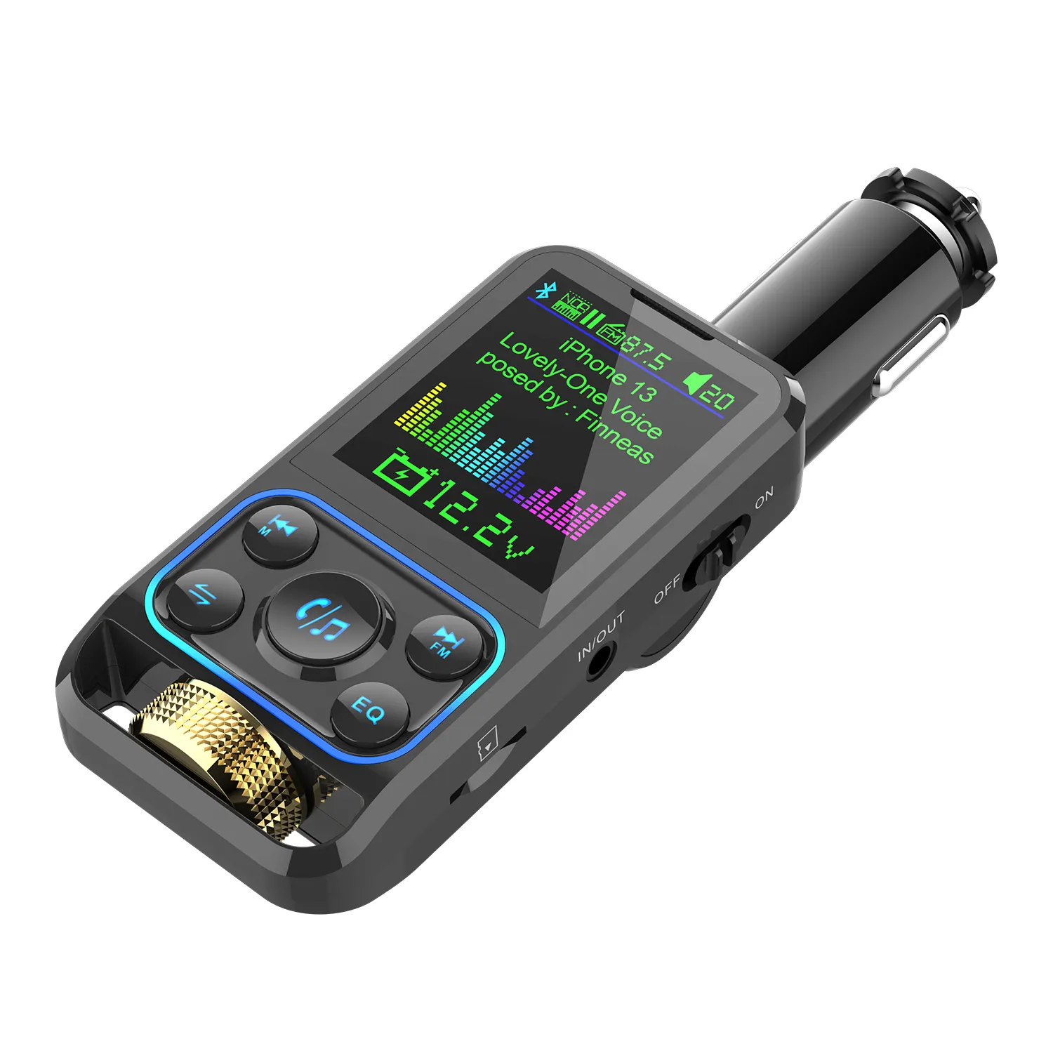 2024 новый двойной USB с поддержкой быстрой зарядки QC3.0 зарядное устройство U-диск Mp3 плеер автомобильная карта AUX порт Bluetooth 5,0 FM аудио передатчик BC83