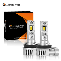LUXFIGHTER Mini Model 6000LM H7 H11 E46 F2 Car Truck Motorcycle G20 M8 Pro Head Lights Mini LED Headlights For Bmw Mercedes