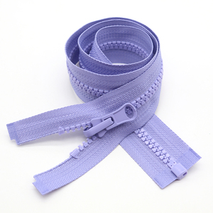 उच्च गुणवत्ता 5 # राल जिपर खुला अंत ट्रैक्टर जिपर प्रतिवर्ती स्लाइडर प्लास्टिक जिपर - Product Image 1