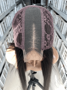 Vente en gros Ombre 2x6 Transparent HD Lace Closure Bone Straight brut vietnamien Double Drawn coupe courte Bob perruques de <span class=keywords><strong>cheveux</strong></span> humains - Product Image 2