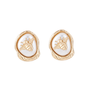 Pendientes de Aro Modernos de Aleación de Zinc Chapados en Oro de 18K con Circonita y Engaste de Garra para Regalo de Aniversario para Mujer - Product Image 3
