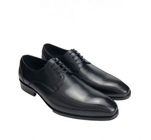 New Luxury Formal Leather Derby <b>Shoes</b> with Laces and <b>Height</b> <b>Increasing</b> Pointed Toe Handmade Italian Men's Dress <b>Shoes</b> - Product Image 2