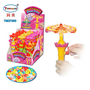 Shantou Đồ Chơi Kẹo Thiết Kế Mới Faviate Nhựa Flash Đồ Chơi Mini Carousel Bán Tốt Cho Supermerket - Product Image 1