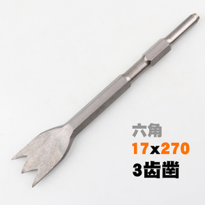 Hexagonal Handle Cold Chisel 5 Tooth 7 Tooth Masonry Tool Straight Tip Industrial Grade Metric - Product Image 2