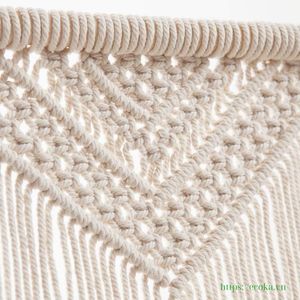 Decoración de Pared de Macramé en Oferta con Fibras de Cuerda 100% Algodón para Interiores de Hoteles Boutique y Spas de Vietnam - Product Image 2