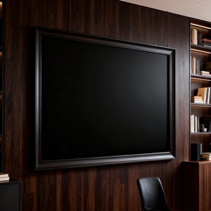 Écran de projection à cadre fixe <span class=keywords><strong>ALR</strong></span> de <span class=keywords><strong>120</strong></span> <span class=keywords><strong>pouces</strong></span> à longue portée Black Diamond 16:9 support mural UHD 3D 4K/8K - Product Image 3