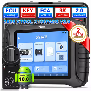 Tüm arabalar için anahtar programlama ile 2025 X100 PAD3 Android tabanlı araç teşhis makinesi <span class=keywords><strong>2</strong></span> yıl garanti kablosuz bağlantı - Product Image 1