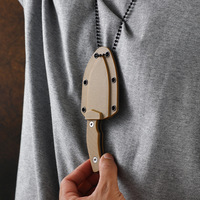 Couteau tactique de chasse multifonctionnel à lame fixe, idéal pour la chasse et le camping, personnalisable OEM, avec un excellent étui – Vente chaude