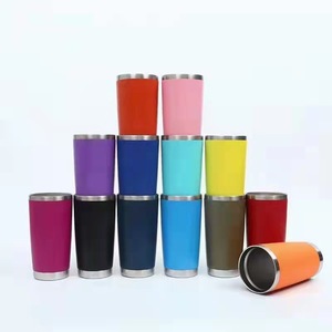 Custom Logo 20oz <b>Coffee</b> Cups Vacuum Insulated Double Wall Stainless Steel Travel Tumbler <b>Coffee</b> Mugs With Straw - Product Image 1