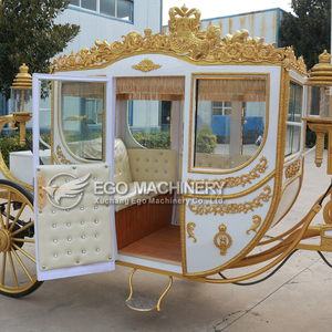 Carruaje Real Eléctrico de Lujo al Mejor Precio, Transporte Especial, Carruaje Moderno para Caballos, Carroza para Navidad - Product Image 3