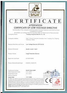 Năng lượng mặt trời PV AC DC <span class=keywords><strong>SPD</strong></span> 20ka <span class=keywords><strong>40kA</strong></span> 500V 600V 900V 1000V 1500V sét arrester điện tăng bảo vệ bảo vệ CE báo cáo thử nghiệm - Product Image 6