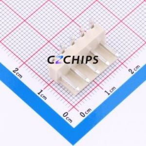 BX-VH3.96-5PWZ-GW Wire-to-Board Pin Header Bent Lead Through Hole,P=3.96mm Connector 1x5P 3.96mm Right Angle Insert VH - Product Image 1