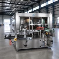 Nouvelle machine d'étiquetage automatique numérique électrique pour bouteilles de boissons de qualité alimentaire avec étiqueteuse à film OPP pour bouteilles en verre de plusieurs tailles