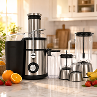 Blender avec moulinette 5-en-1, robot culinaire multifonction 1,5 L 700 W, mixeur pour smoothies, cuisine domestique