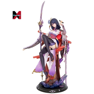 Game GK Genshined Impact Raiden Shogun Character Model Toy Figure Statues Anime Action Figures Plastic Crafts