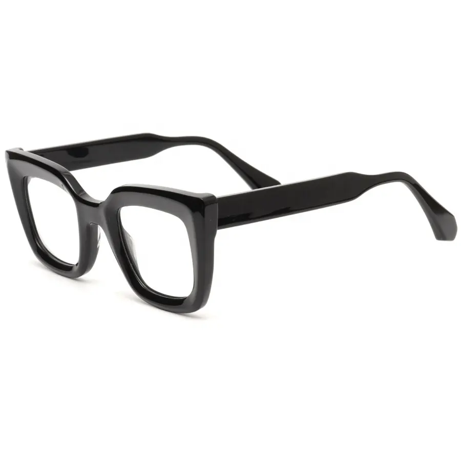1182 neue design hohe qualität personalisierte brillen hersteller schwarz rahmen optische brillen
