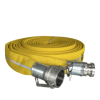 Tuyau d'incendie en EPDM avec raccord, fabriqué en usine, 2''-3'', pression 15 bars, plage de température -10~+60°C
