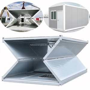 Casa contenedor plegable económica de 20 pies, almacén de cabina móvil, casa prefabricada, casa portátil hecha en China, casa de fácil instalación - Product Image 3