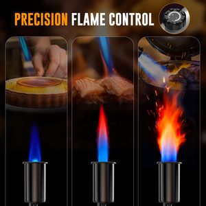Potente Antorcha <span class=keywords><strong>de</strong></span> Propano Portátil, Resistente al Viento, <span class=keywords><strong>de</strong></span> Aluminio, para Cocina, Encendedor, Antorcha <span class=keywords><strong>de</strong></span> Soplado, para Barbacoa, Parrilla, Camping, Carbón - Product Image 4