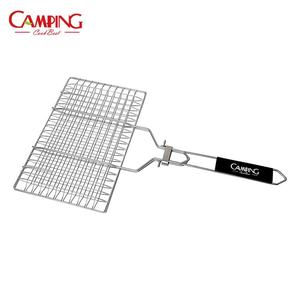 Cookbest thép không gỉ BBQ nướng giỏ với xử lý lớn có thể gập lại dây lưới <span class=keywords><strong>Net</strong></span> cho rang thịt tốt nhất ngoài trời công cụ nướng - Product Image 1