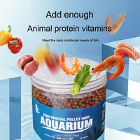 Jeneca Best-seller Nourriture pour petits poissons rouges granulaires et poissons d'ornement Koi plastique moderne et aliments pour poissons tropicaux