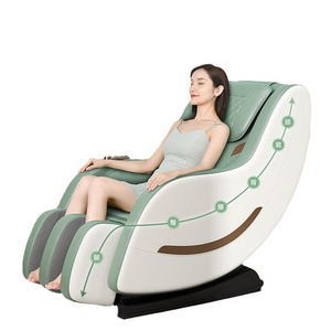 Electric Massage Chair Railless PU Leather 30 Airbags Timed Music Function Home Use - Product Image 3