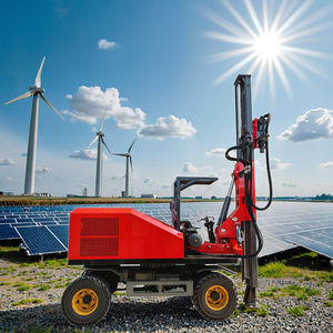 Hydraulisch Op Wielen Met 360 Graden Draaiend Lichaam, Extra Groot Frame En Een Gewicht Van 7.2 Ton Zonnestapel - Product Image 1