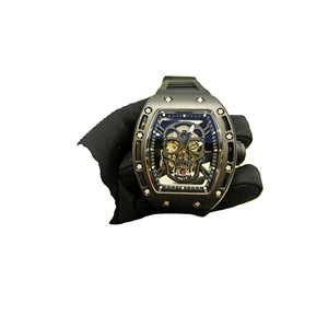 Montres mécaniques automatiques de sport pour hommes, modèle Super RM 52-01, squelette, crâne, mouvement automatique, saphir, sourire, prix de gros - Product Image 2