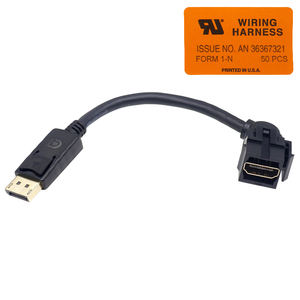 איכות גבוהה יציאת תצוגה קואקסיאלי dp כבל מתאם dvi עם תמיכה מיגון 1080p לשימוש במחשב - Product Image 2