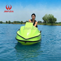 Jet ski électrique haute vitesse 50 km/h, 2 places, bateau kart aquatique ABS pour course en parc aquatique