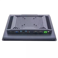 PC industriel tactile sans ventilateur étanche 21,5 pouces, ordinateur embarqué IP65 J1900 Win10 1920x1080 4 Go/128 Go en aluminium en stock
