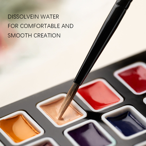 ZRKGEL Palette de couleurs d'ongles en céramique professionnelle 42 fentes couverture de Palette de peinture aquarelle de haute qualité pour artiste et Kit de coloriage - Product Image 4