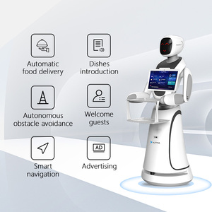 Robot de livraison de nourriture Amy pour restaurant chinois et KTV, livraison intelligente sans contact, batterie 15Ah, 8h d'autonomie - Product Image 5