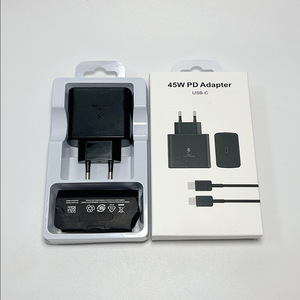 45W Type-C Fast Charger EU UK US <b>Plug</b> Charging Cable Combination for Samsung Charger for Samsung S6 S22 S23 S25 S26 Smartphone - Product Image 2
