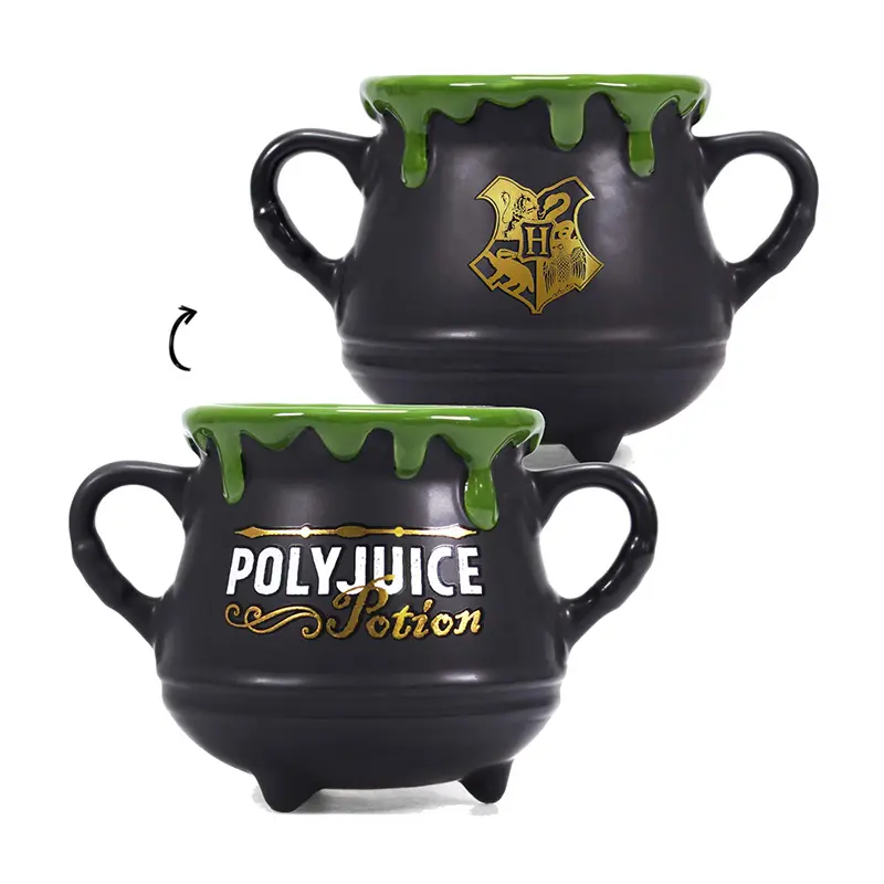 Ceramic Stunning Mystic Polyjuice Potion Halloween Cauldron Mug for Coffee