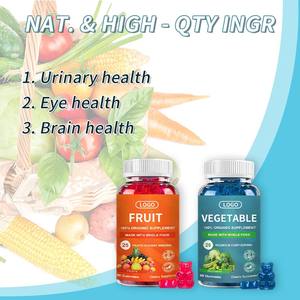 OEM/ODM Supplément pour fruits et légumes biologiques 45 bonbons gélifiés vitamines pour adultes enfants bonbons gélifiés - Product Image 4