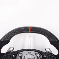 Volant de direction personnalisé de haute qualité en fibre de carbone, intérieur de voiture adapté à la BMW Série 3 E90 E92 2005-2012