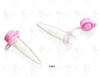 Mini tubo de prueba de recolección de sangre micro capilar, 0,25 ml, 0,5 ml, 1ml